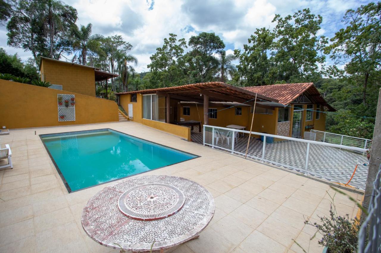 Chacara C Piscina Churrasqueira E Wi-Fi Em Ибиуна Экстерьер фото